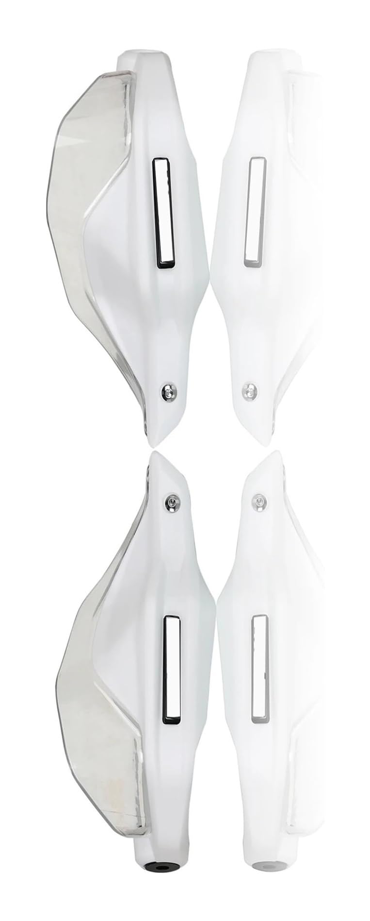 Lenker Handschutz Für LONCIN Für VOGE 525DS 525DSX 525 DS 2022-2024 Gewidmet Hand Schutz Motorrad Handprotektoren Lenker Wachen Windschutzscheibe(White a) von BUTUFYTR