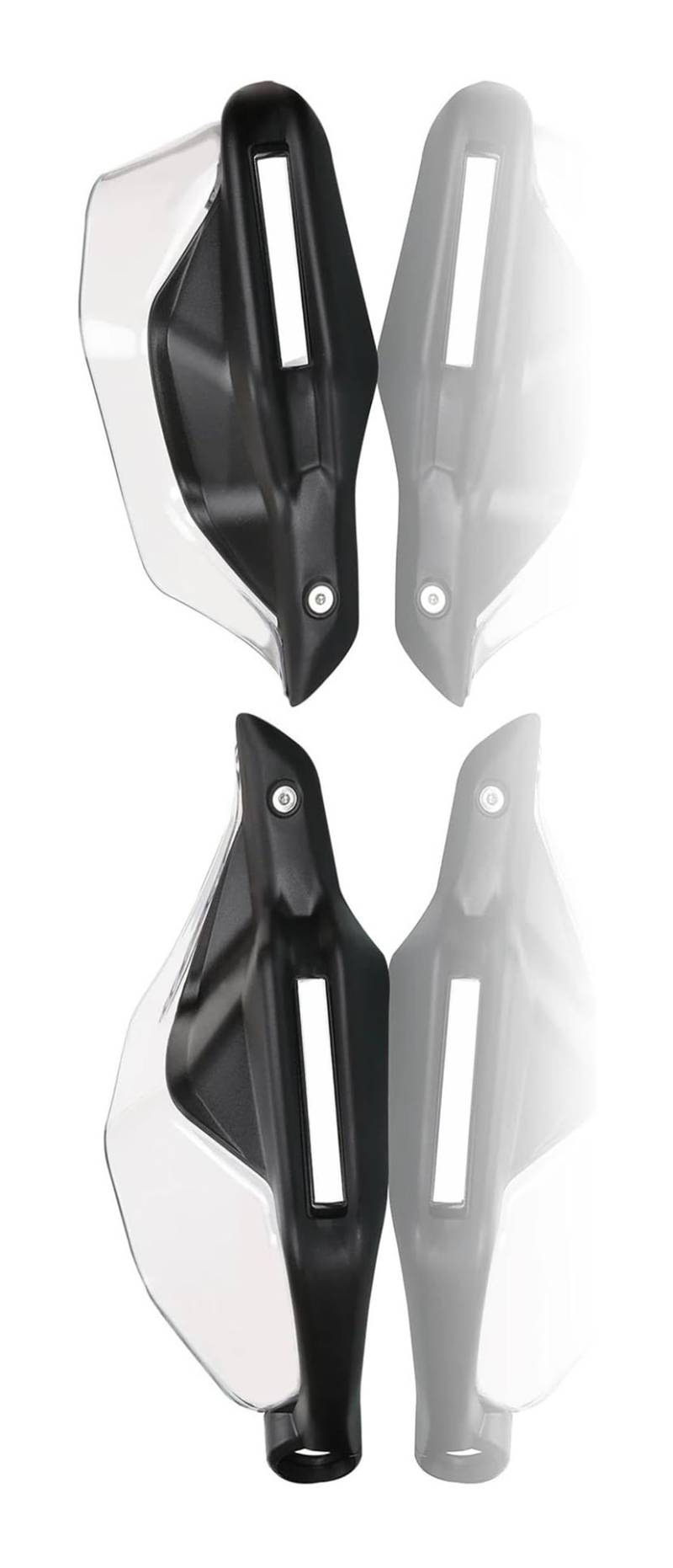 Lenker Handschutz Für Macbor Für Montana XR5 XR 5 Motorrad Modifikation Handschutz Hand Schild Schutz Windschutzscheibe Hand Guards Protector(Transparent) von BUTUFYTR