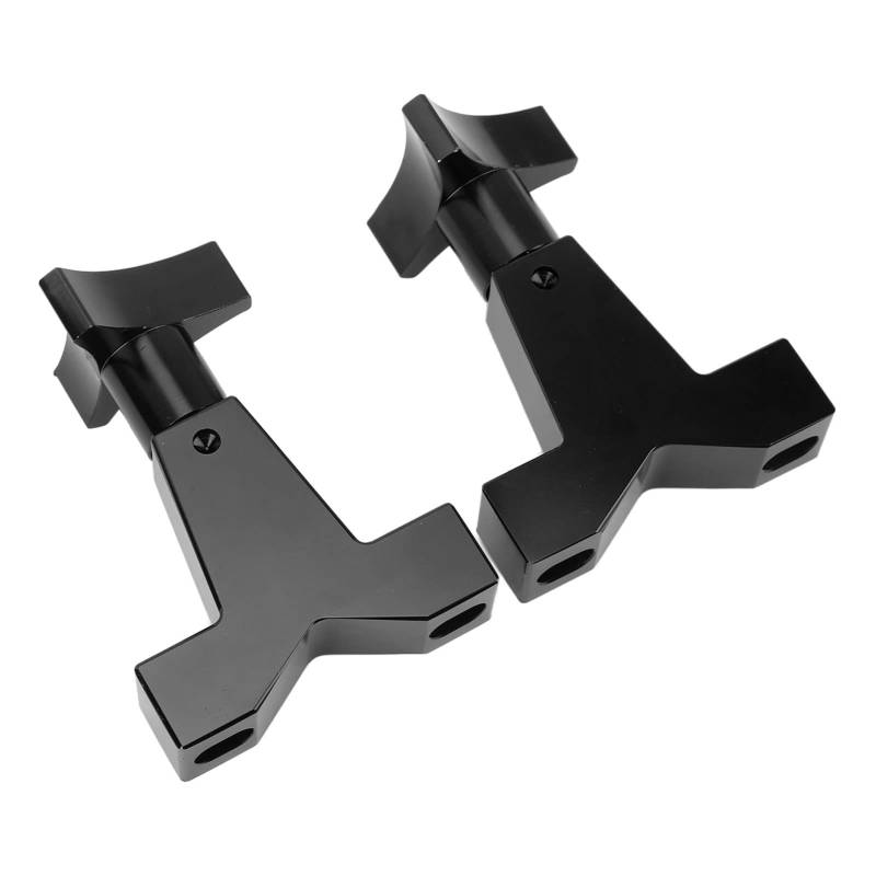 High Lift Jack Tube Mount, 1 Zoll Bis 2,5 Zoll Lift Jack Tube Halterung aus Metall, Robust für SUV (Schwarz) von BUUA