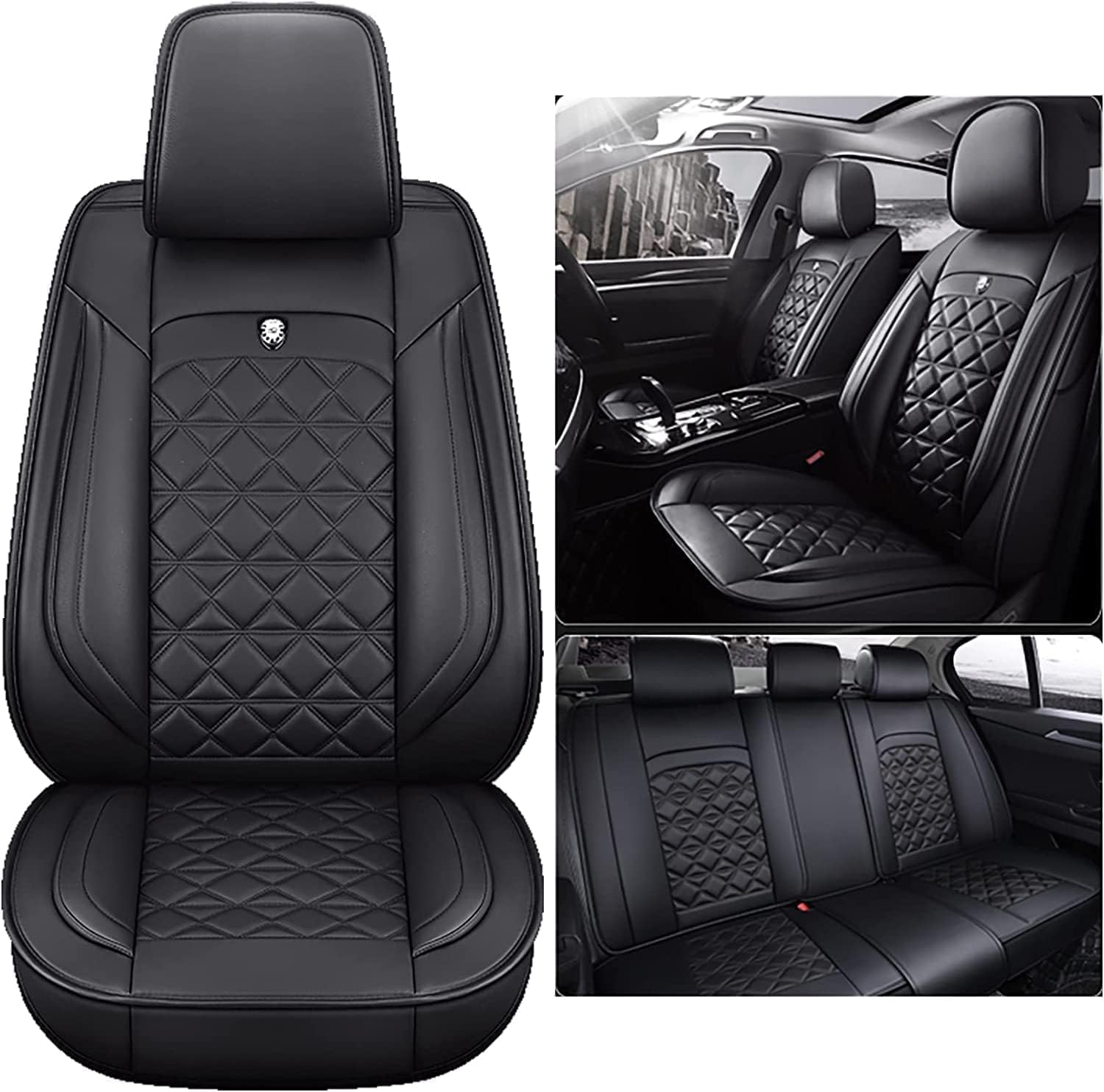 BUULOO Autositzbezüge Universal passend für VW Passat B6 Golf 4 Golf 5 Passat B5 Golf 7 Tiguan Polo Golf 4 Passat B8 VW Golf 5 VW Golf 6 Sitzschutz Set BUULOO Autositzbezüge Universal passend für VW Passat B6 Golf 4 Golf 5 Passat B5 Golf 7 Tiguan Polo Golf 4 Passat B8 VW Golf 5 VW Golf 6 Sitzschutz Set von BUULOO