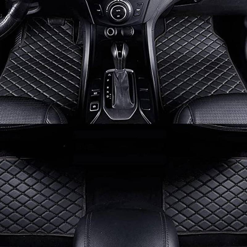 Custom Auto Fußmatten für Chrysler Grand Voyager 2013 2014 2015 2016 2017, Schutz vor Verschmutzung rutschfeste wasserdichte Fussmatten,A von BUULOO
