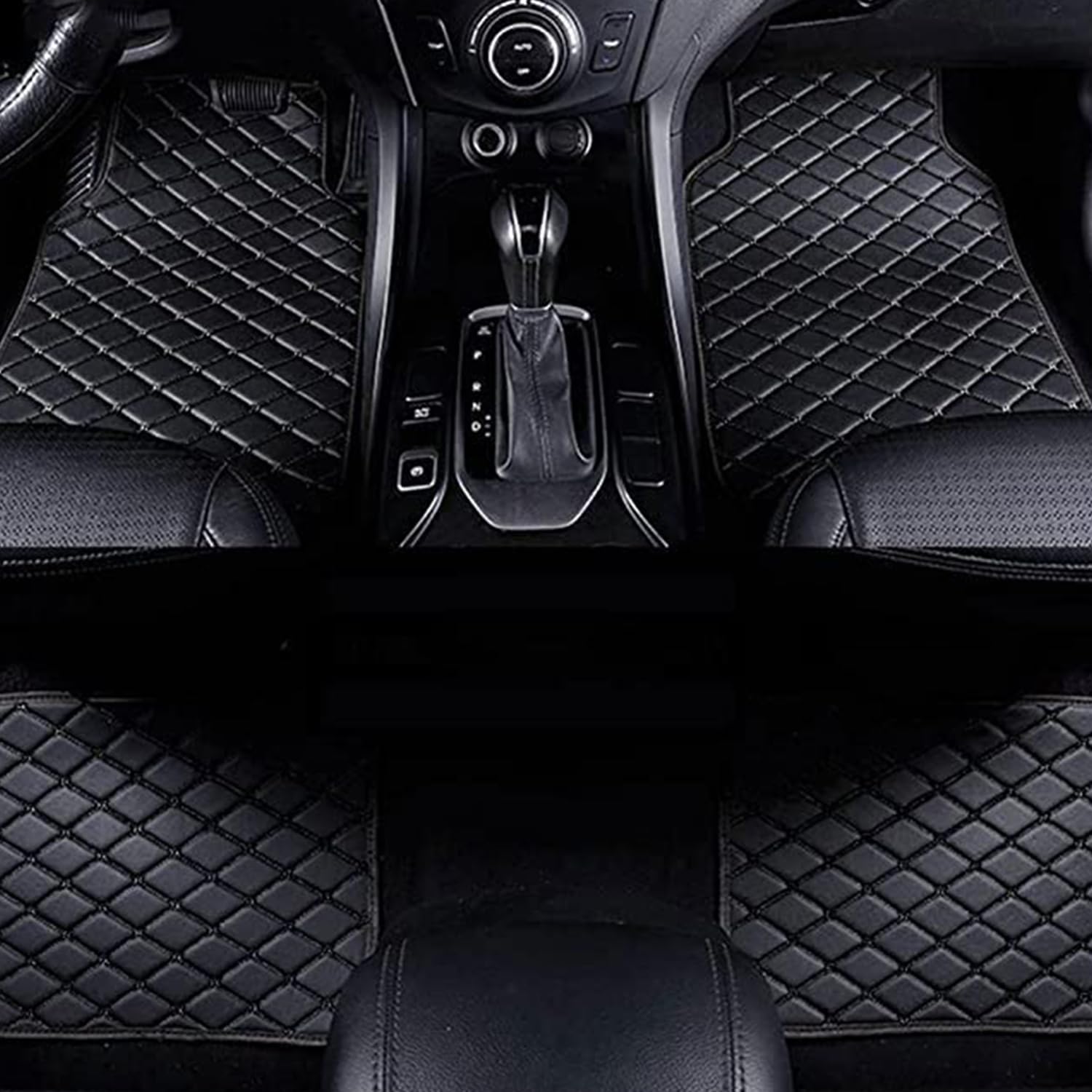 Custom Auto Fußmatten für Hyundai Tucson 4.Gen (NX4) 2021 2022 2023 2024 LWB, Schutz vor Verschmutzung rutschfeste wasserdichte Fussmatten,A von BUULOO