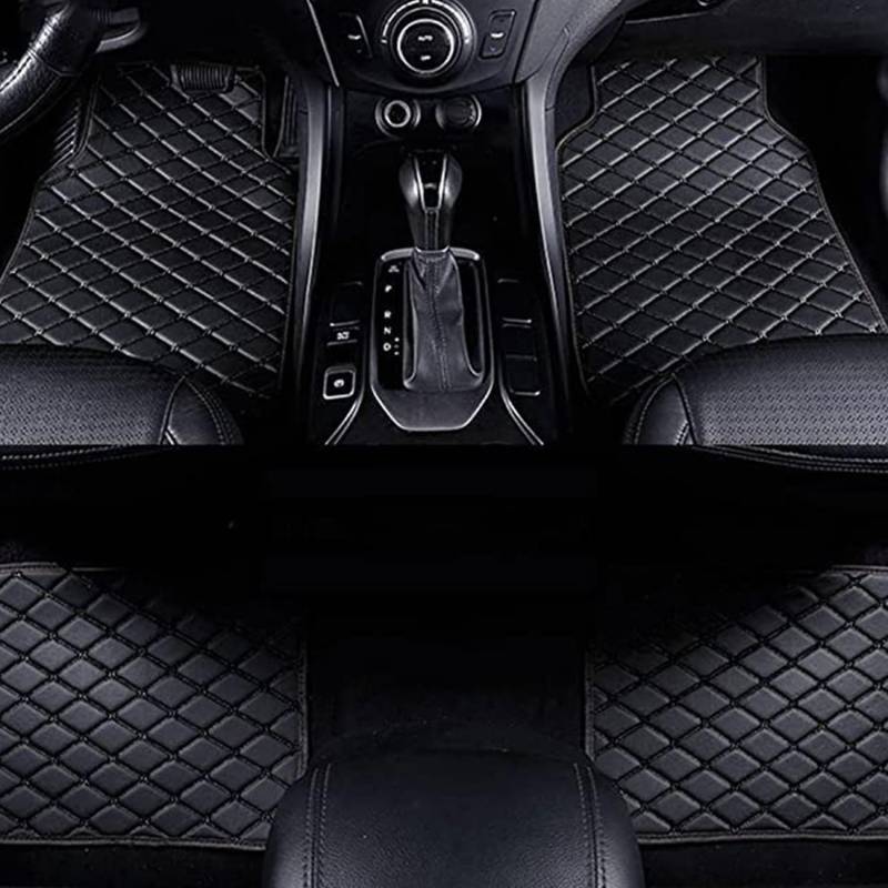Custom Auto Fußmatten für Hyundai Tucson 4.Gen (NX4) 2021 2022 2023 2024 LWB, Schutz vor Verschmutzung rutschfeste wasserdichte Fussmatten,A von BUULOO