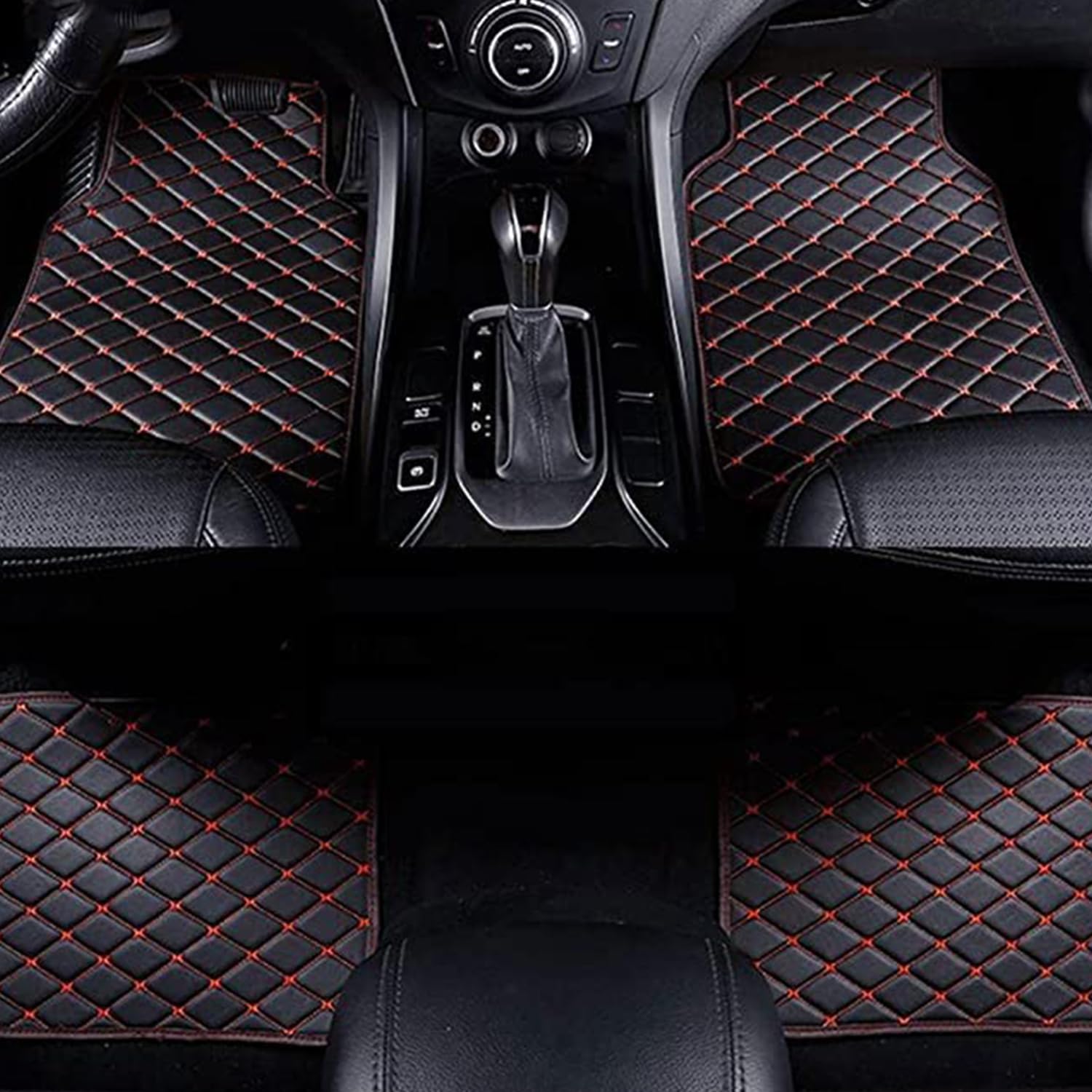 Custom Auto Fußmatten für Hyundai Tucson 4.Gen (NX4) 2021 2022 2023 2024 LWB, Schutz vor Verschmutzung rutschfeste wasserdichte Fussmatten,C von BUULOO