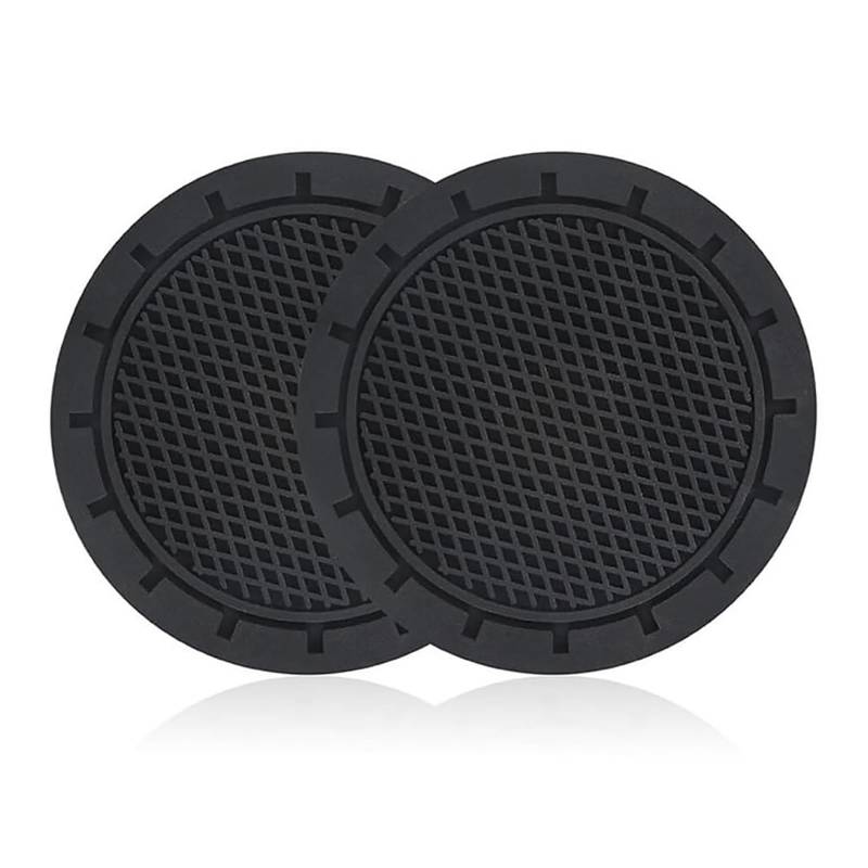 2 Stück Auto Untersetzer, für Smart C450 A450 R450 R452 2003-2006 rutschfest Anti-Staub Isolierte Untersetzer Auto Getränkehalter Matte Auto Deko Zubehör,B von BUVBRJDR