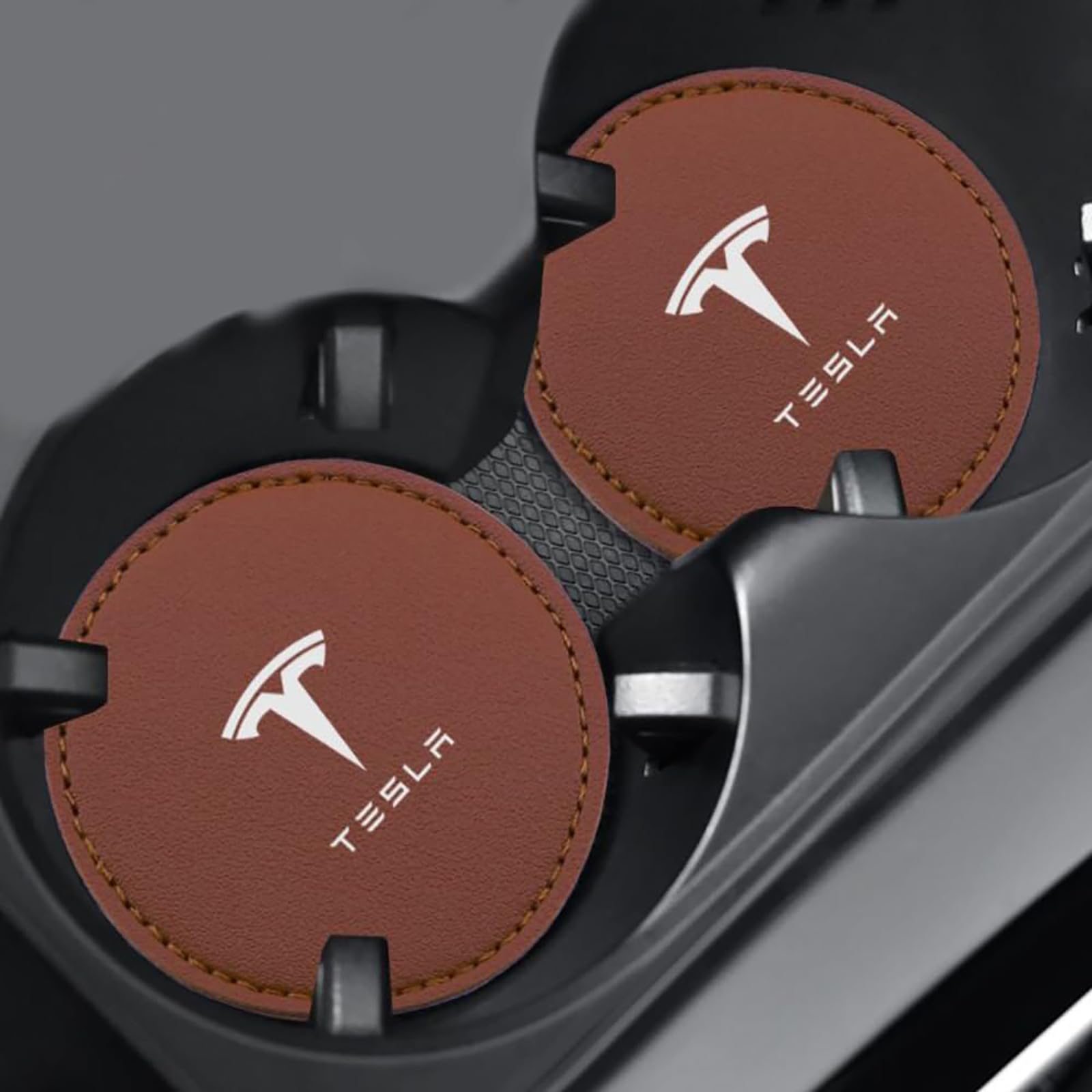 2 Stück Auto Untersetzer, für Tesla Model 3 2023-2024 rutschfest Anti-Staub Isolierte Untersetzer Auto Getränkehalter Matte Auto Deko Zubehör,B 2 Stück Auto Untersetzer, für Tesla Model 3 2023-2024 rutschfest Anti-Staub Isolierte Untersetzer Auto Getränkehalter Matte Auto Deko Zubehör,B von BUVBRJDR