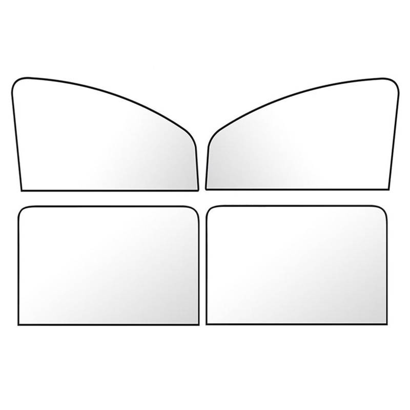 Auto Seitenfenster Sonnenschutz, für Audi Q7 2007-2018 2019 2020 2021 2022 2023 2024 Atmungsaktiv Sonnenschutz Seitenscheibe Hitzereduktion Verdunkelung Vorhang Sichtschutz,A von BUVBRJDR