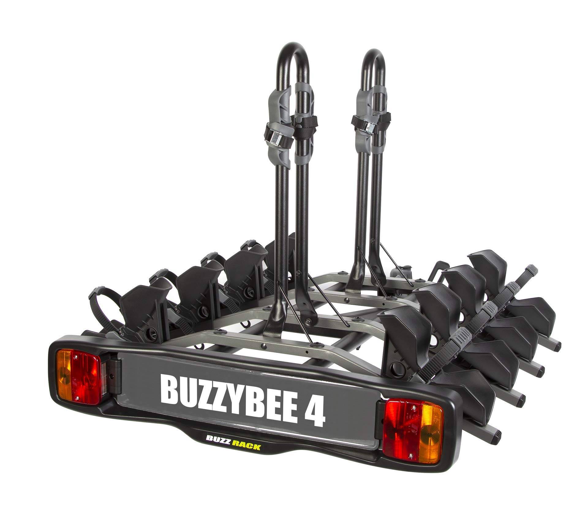 Buzzrack – New Buzzy Bee 4 Fahrradträger für Anhängerkupplung, Plattform für 4 Fahrräder Buzzrack – New Buzzy Bee 4 Fahrradträger für Anhängerkupplung, Plattform für 4 Fahrräder von BUZZ RACK
