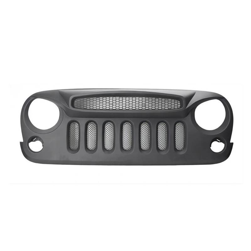 Autozubehör Modifizierter Haubengrill Racing Grid Kompatibel for Jeep Wrangler JK 2007-2017 Frontstoßstangengrills Maskenabdeckung von BUniq