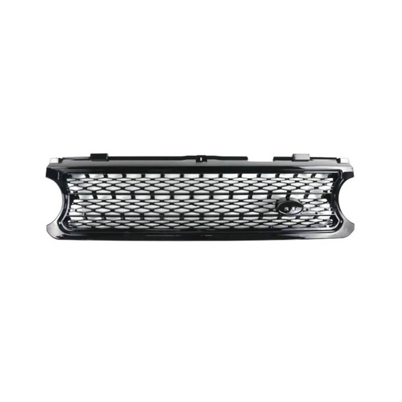 Car Front Bumper ABS Grille Compatible for Land Rover Range Rover Vogue 2006-2009 Compatible for L322 4.2 Auto Exterior Accessory (Color : Black) von BUniq