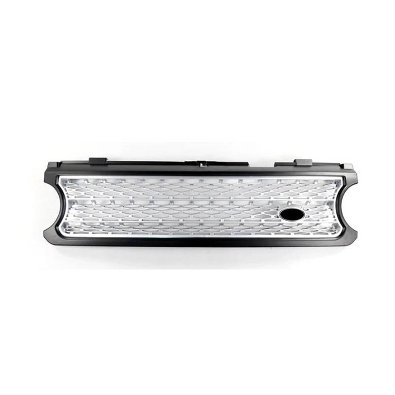 Car Front Bumper ABS Grille Compatible for Land Rover Range Rover Vogue 2006-2009 Compatible for L322 4.2 Auto Exterior Accessory (Color : Silver) von BUniq