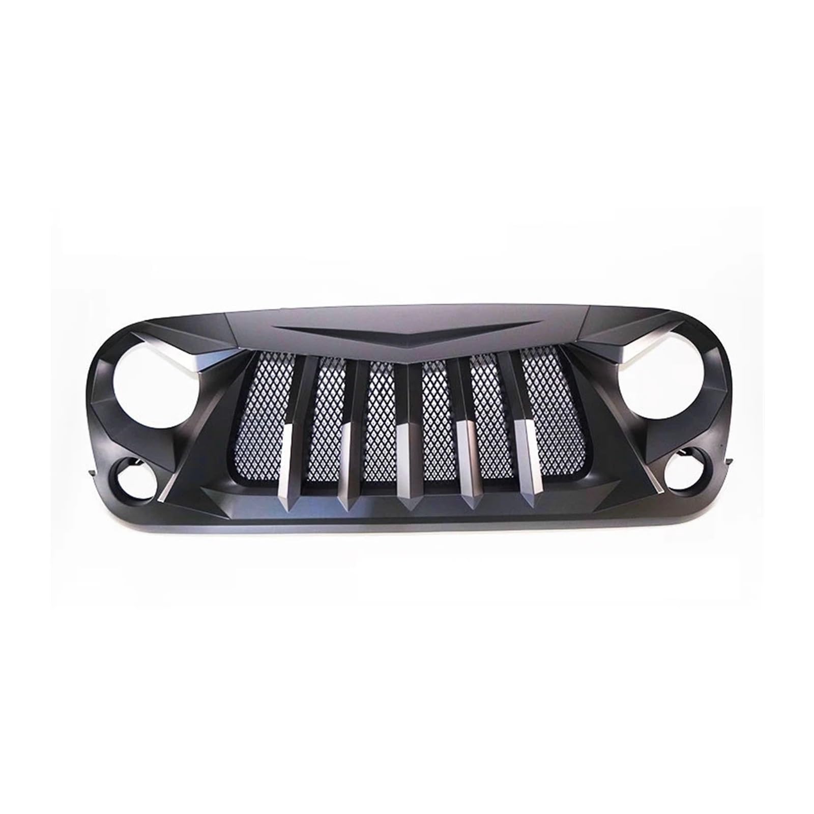 Kompatibel for Jeep Wrangler JK 2007 08 09 10 11 2012 13 14 15 16 2017 Autoverkleidung Mesh Tuning Teile Body Kit Frontstoßstangengrill Racing Grill (Color : B Style) von BUniq