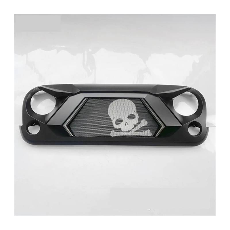 Kompatibel for Jeep Wrangler JK 2007 08 09 10 11 2012 13 14 15 16 2017 Autoverkleidung Mesh Tuning Teile Body Kit Frontstoßstangengrill Racing Grill (Color : LED G style) von BUniq