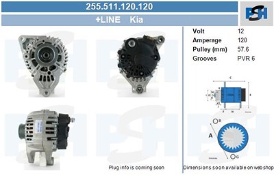 Bv Psh Generator [Hersteller-Nr. 255.511.120.120] von BV PSH