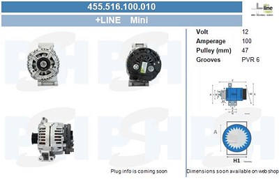 Bv Psh Generator [Hersteller-Nr. 455.516.100.010] für Mini von BV PSH