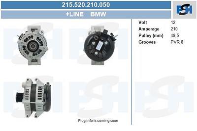 Bv Psh Generator [Hersteller-Nr. 215.520.210.050] für BMW von BV PSH