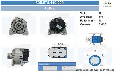Bv Psh Generator [Hersteller-Nr. 305.578.110.000] für VW von BV PSH
