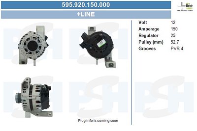 Bv Psh Generator [Hersteller-Nr. 595.920.150.000] für Ford von BV PSH