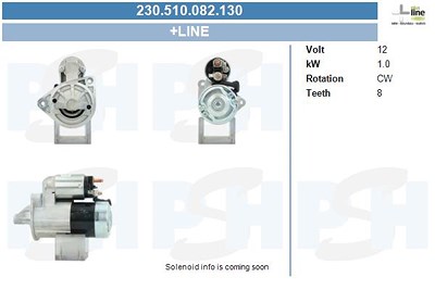 Bv Psh Starter [Hersteller-Nr. 230.510.082.130] für Suzuki von BV PSH