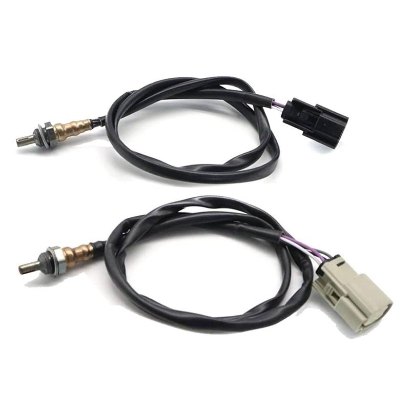 2PCS 32700005 32700006, Kompatibel for Harley Davidson Dyna FXD Softail FLS Vorne und Hinten Motorrad Lambda O2 Sauerstoff sensor(W) von BVAMIA
