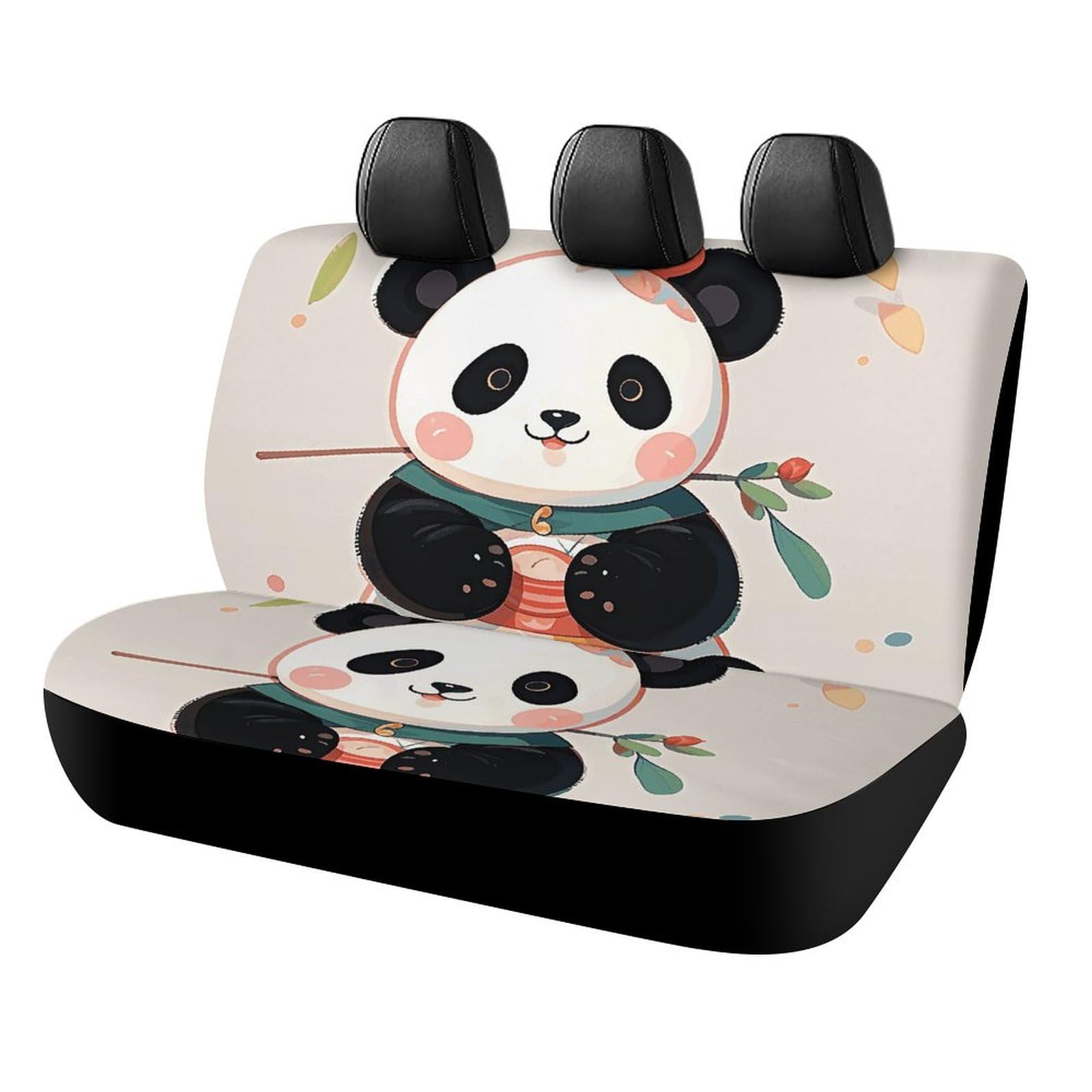BVNMT Rücksitzbezug für Auto Hund Autositzbezug Cartoon Panda Rutschfest Langlebig Rücksitzschoner für Autos SUV & LKW BVNMT Rücksitzbezug für Auto Hund Autositzbezug Cartoon Panda Rutschfest Langlebig Rücksitzschoner für Autos SUV & LKW von BVNMT