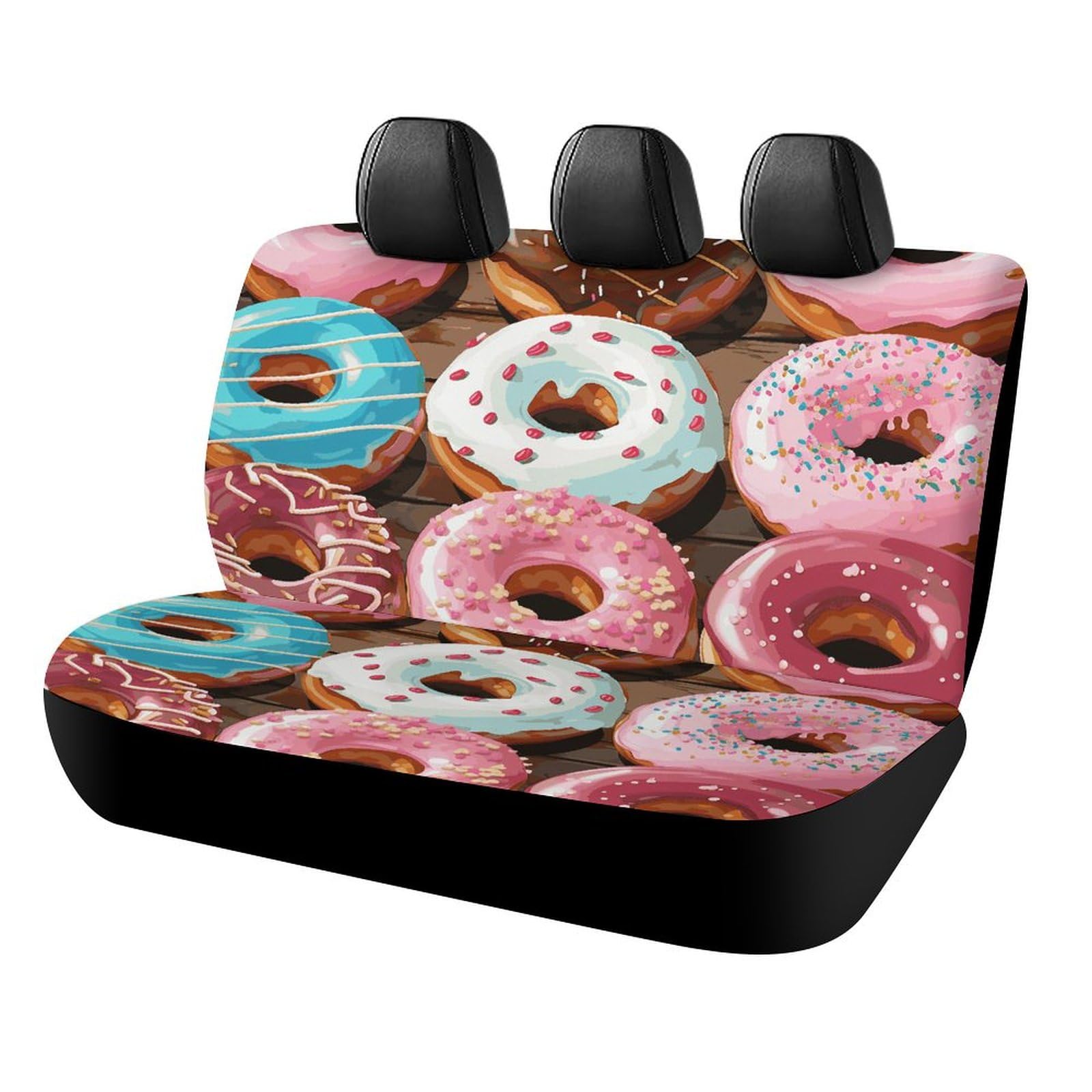 BVNMT Rücksitzbezug für Auto Hund Autositzbezug Donuts Rutschfest Langlebig Rücksitzschoner für Autos SUV & LKW BVNMT Rücksitzbezug für Auto Hund Autositzbezug Donuts Rutschfest Langlebig Rücksitzschoner für Autos SUV & LKW von BVNMT