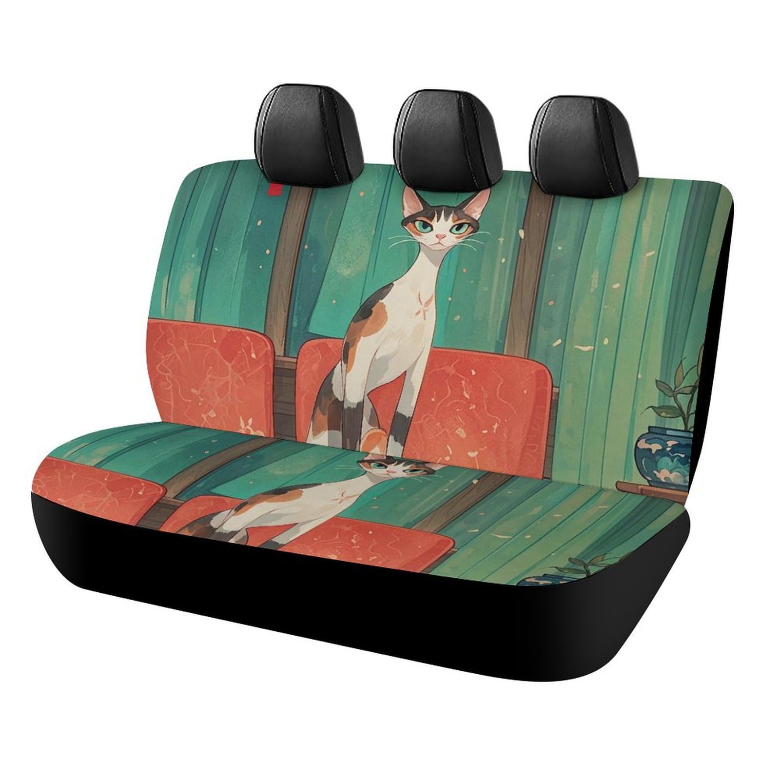BVNMT Rücksitzbezug für Auto Hund Autositzbezug Langhals Katze Rutschfest Langlebig Rücksitzschoner für Autos SUV & LKW BVNMT Rücksitzbezug für Auto Hund Autositzbezug Langhals Katze Rutschfest Langlebig Rücksitzschoner für Autos SUV & LKW von BVNMT