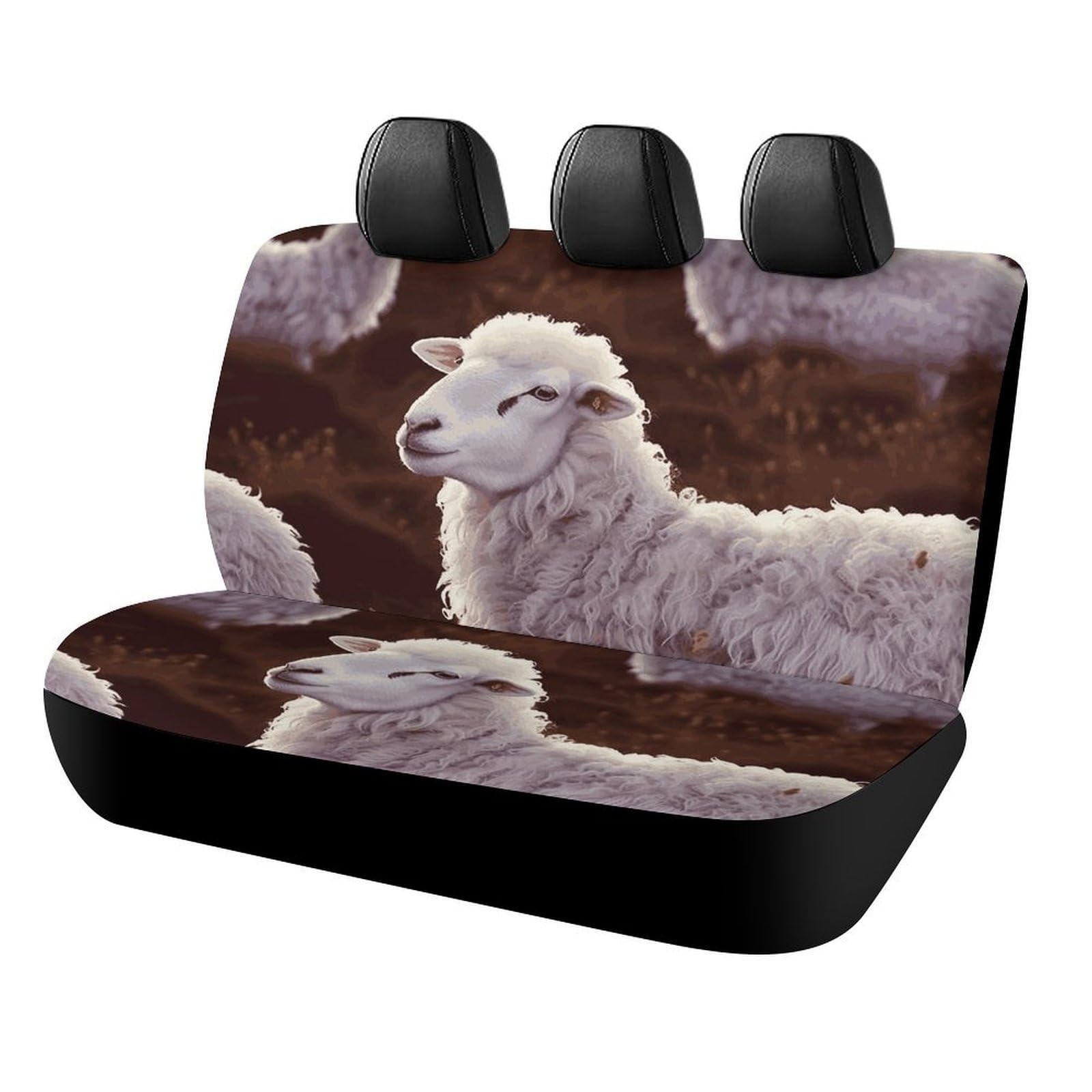 BVNMT Rücksitzbezug für Auto Hund Autositzbezug Sheep_77994455 Rutschfest Langlebig Rücksitzschoner für PKW SUV & LKW BVNMT Rücksitzbezug für Auto Hund Autositzbezug Sheep_77994455 Rutschfest Langlebig Rücksitzschoner für PKW SUV & LKW von BVNMT