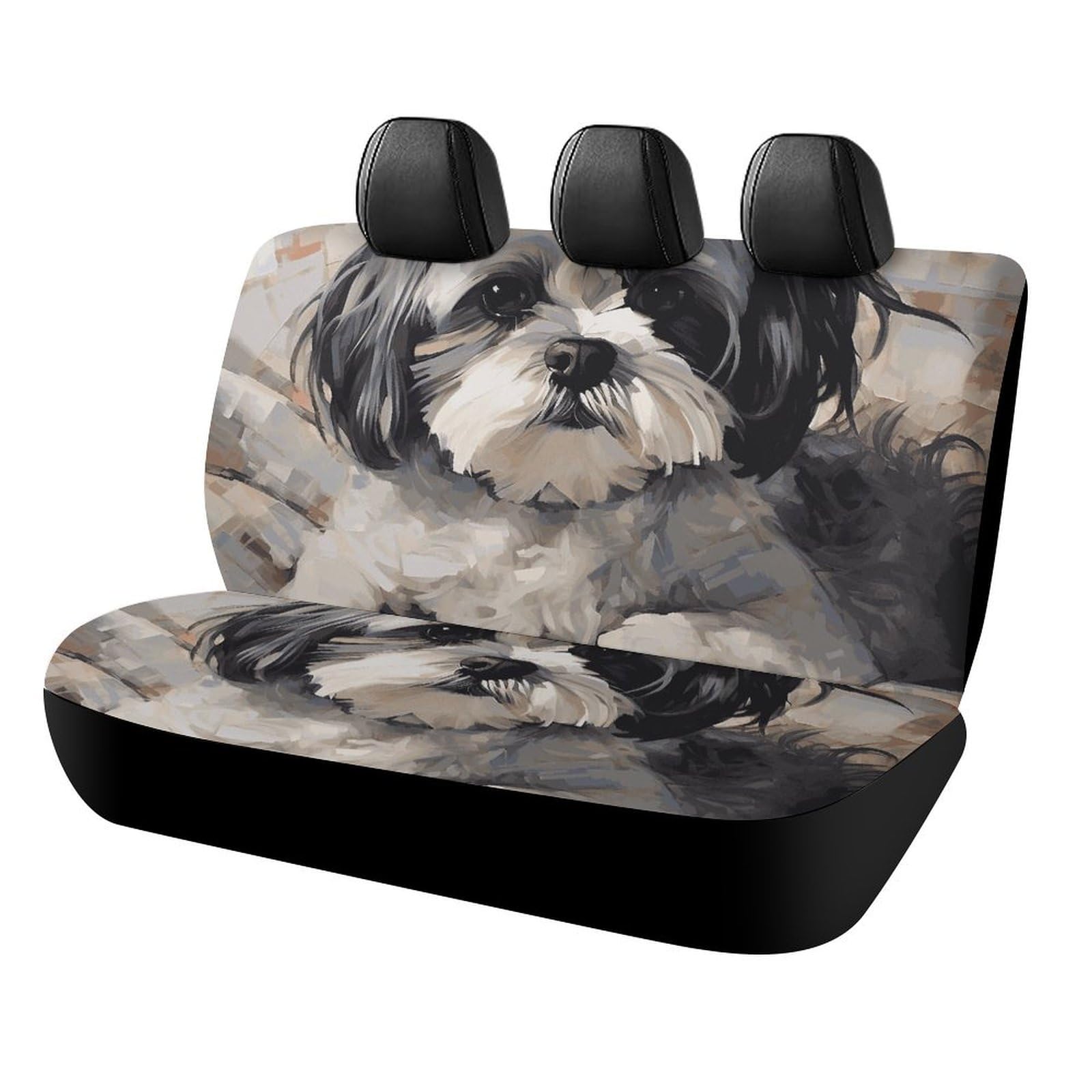 BVNMT Rücksitzbezug für Auto Hund Autositzbezug Shih Tzu Rutschfest Langlebig Rücksitzschoner für Autos SUV & LKW BVNMT Rücksitzbezug für Auto Hund Autositzbezug Shih Tzu Rutschfest Langlebig Rücksitzschoner für Autos SUV & LKW von BVNMT