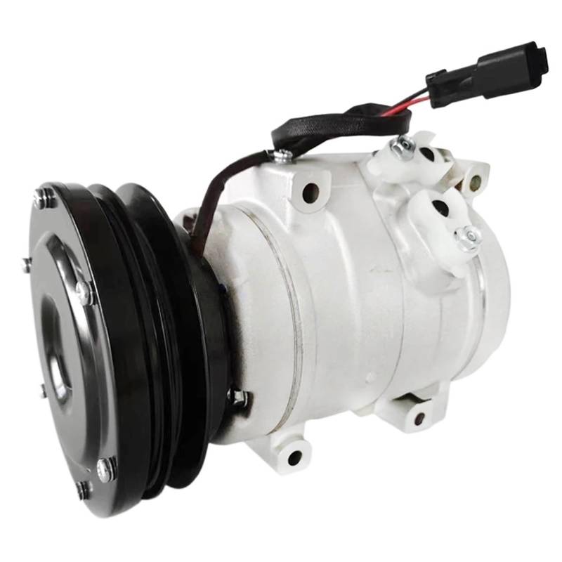 Auto AC Klimaanlage Kompressor 10S17C Kompatibel for Caterpillar 320C 320D DL 447220-3846 447220-3847 447220-3848 247300-2800 Ersatz der Erstausrüstung(12v) von BWJUSWS
