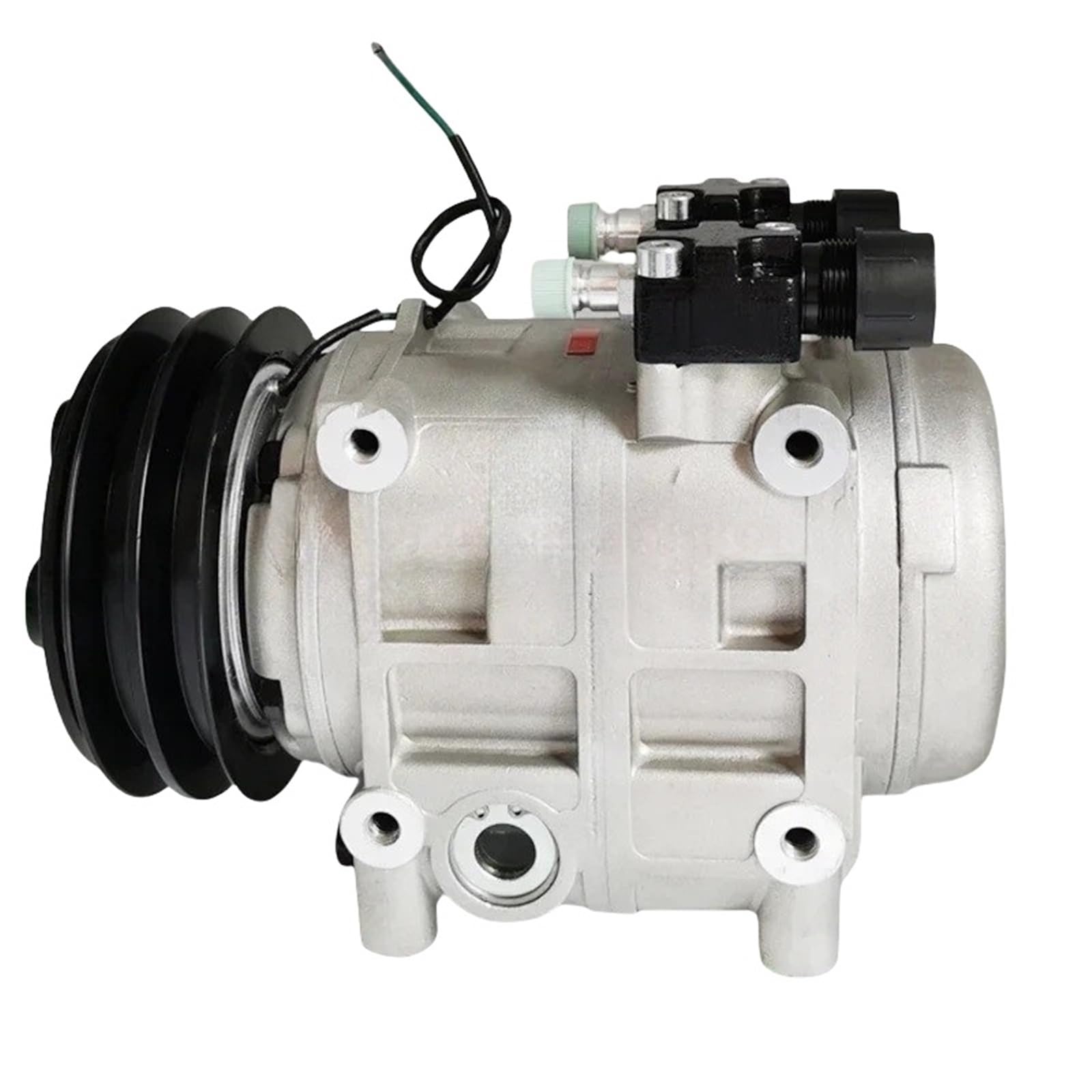 Klimaanlage AC A/C Kompressor Kühlpumpe 24V 2PK for TM31 DKS32C Kompatibel for Isuzu 506210-0431 506010-1680 MiniBus Lkw Ersatz der Erstausrüstung von BWJUSWS