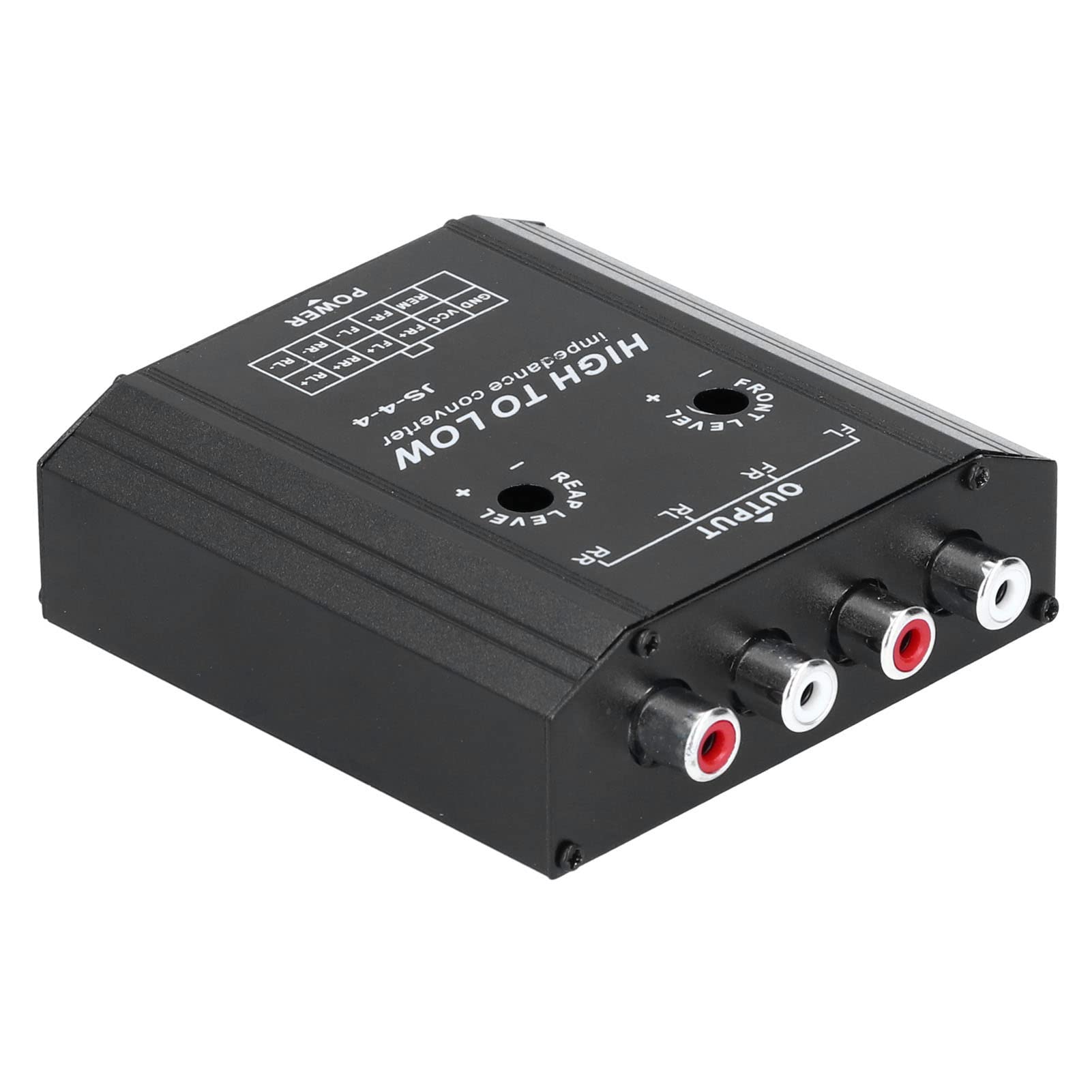 BWLZSP 12V 4 Kanal Audio Impedanz Konverter High to Low RCA Line Auto Stereo Radio Lautsprecher Frequenz High to Low Audio Konverter, Impedanz Konverter, Auto Audio und Video Ausrüstung von BWLZSP