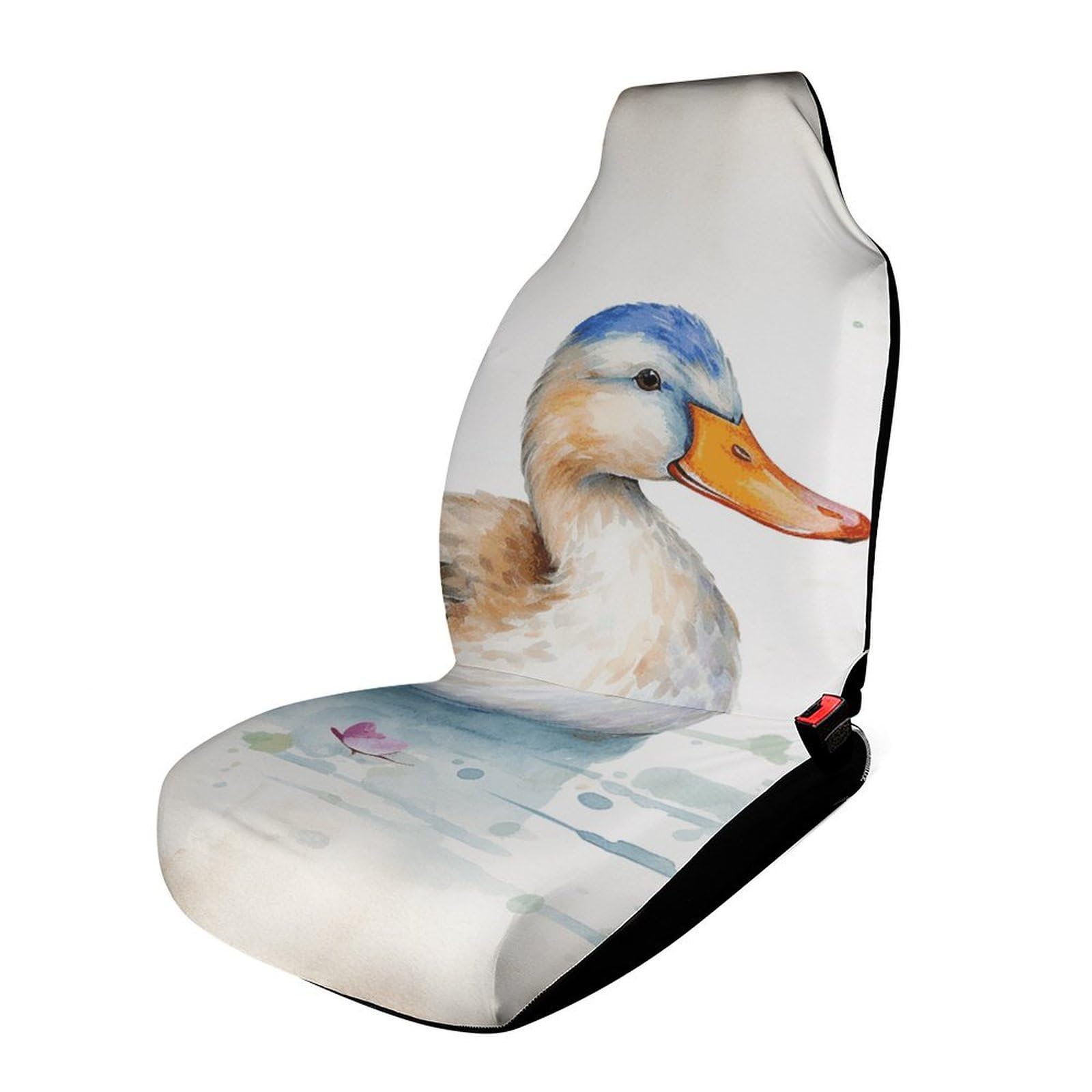 BWQSKL Autositzbezug für Komfort, rutschfest, Aquarell-Ente, vollständiger Schutz für die meisten Autos, Lieferwagen, LKWs, SUVs BWQSKL Autositzbezug für Komfort, rutschfest, Aquarell-Ente, vollständiger Schutz für die meisten Autos, Lieferwagen, LKWs, SUVs von BWQSKL