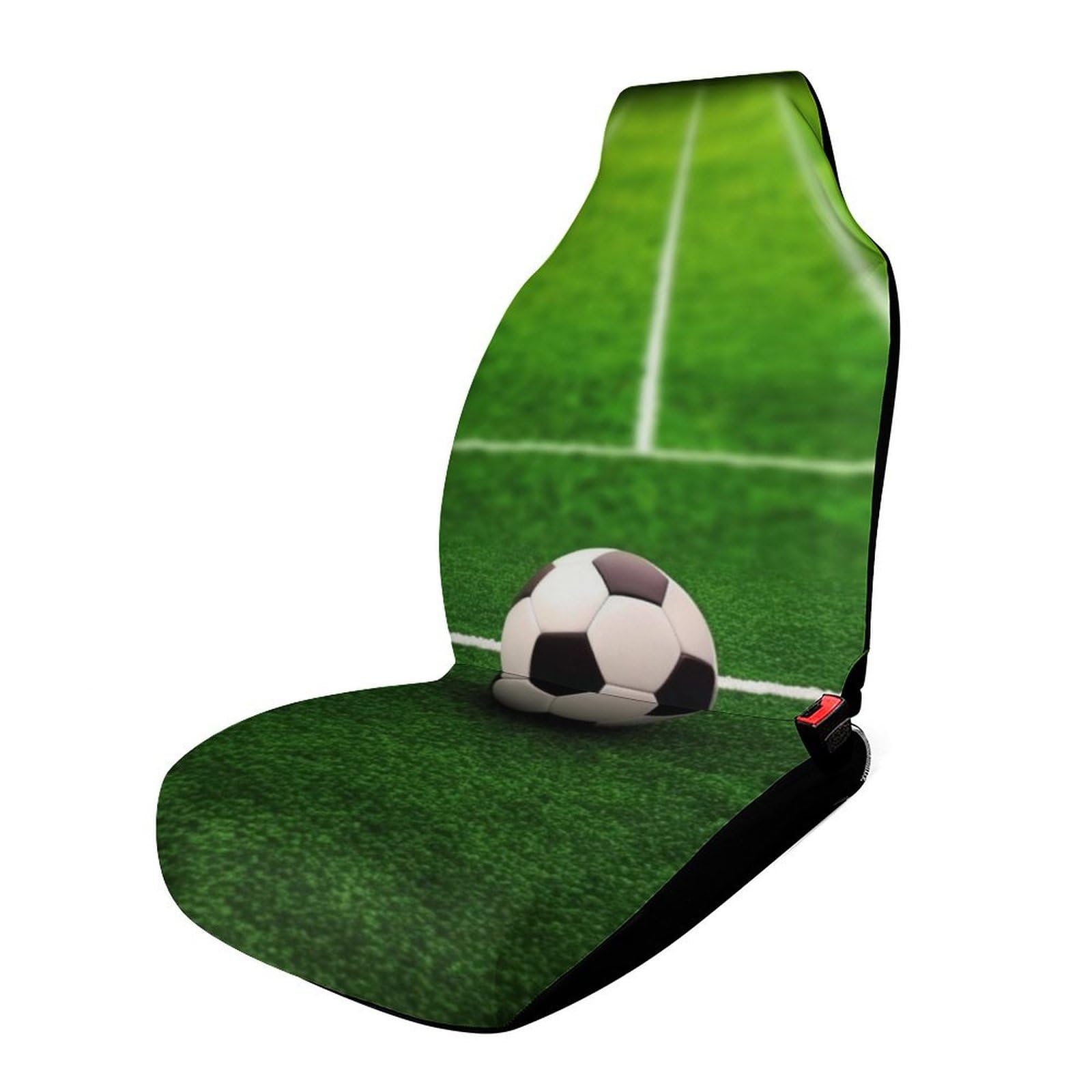 BWQSKL Autositzbezug für Komfort, rutschfest, grünes Grasfeld, Fußball, Spielplatz, der Ball-Autositzschutz, vollständiger Schutz für die meisten Autos, Lieferwagen, LKWs, SUVs BWQSKL Autositzbezug für Komfort, rutschfest, grünes Grasfeld, Fußball, Spielplatz, der Ball-Autositzschutz, vollständiger Schutz für die meisten Autos, Lieferwagen, LKWs, SUVs von BWQSKL