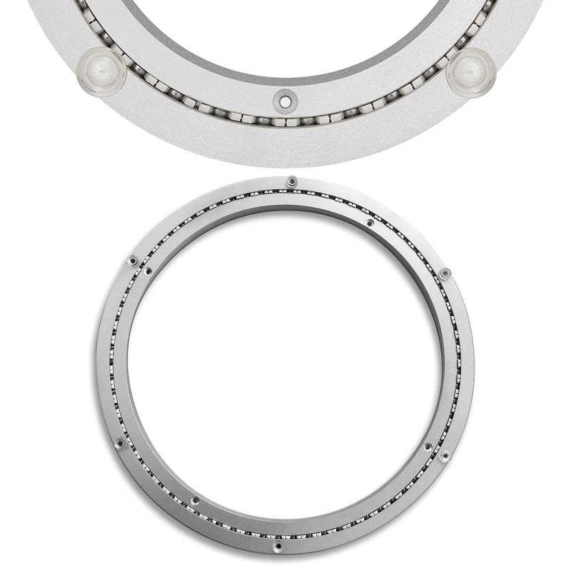 BWUHDKS Drehteller-Basislager, Aluminium, robust, 8 Zoll, 12 Zoll, 18 Zoll, 20 Zoll, Tischlager, TV-Drehteller-Drehbasis, einfache Installation (Größe: 12 Zoll (300 mm))(10 inches (250mm)) von BWUHDKS