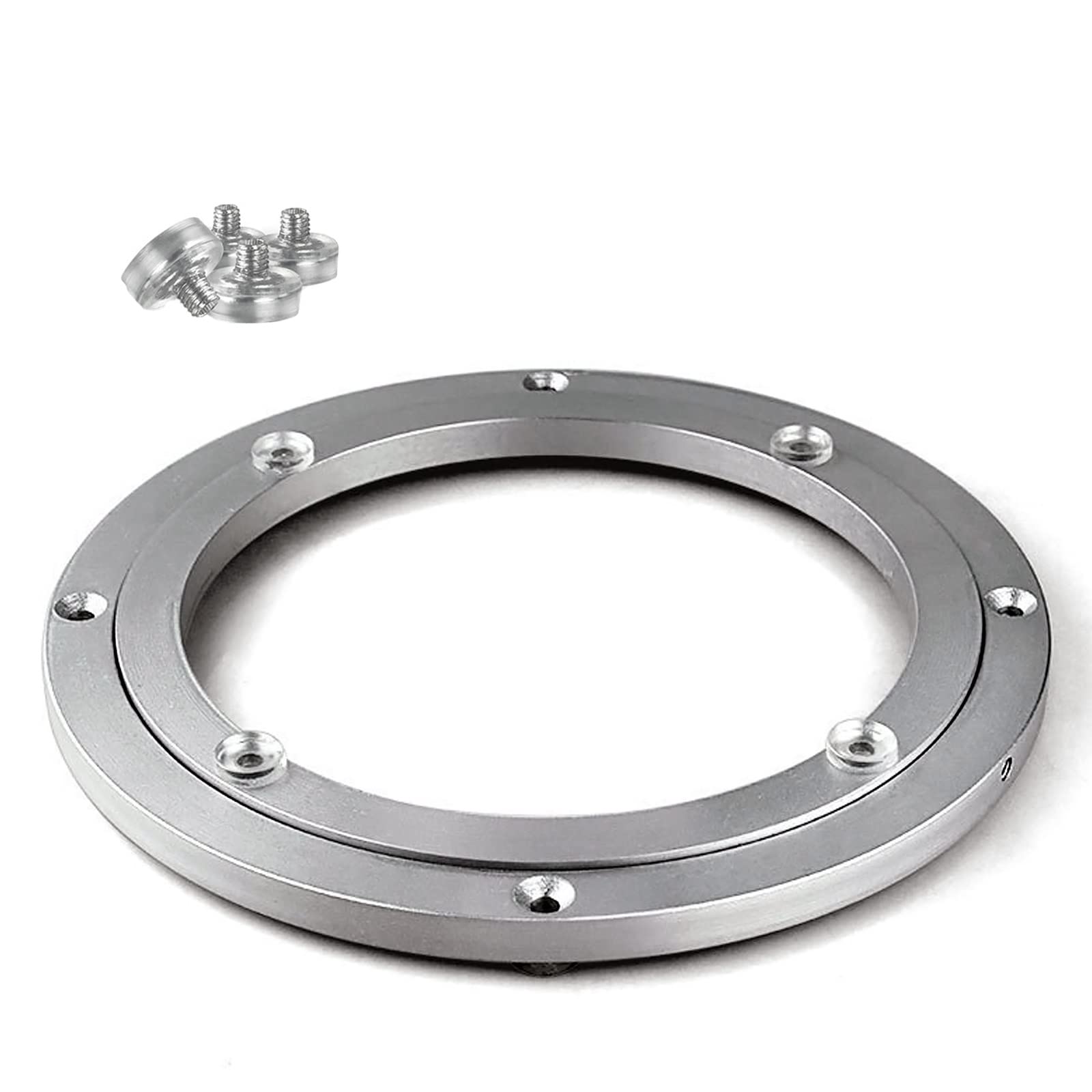 Drehteller-Basislager, Aluminium-Metallbeschläge for Drehteller aus Holz oder Marmor, Hochleistungs-Großkugellager for Drehteller, TV-Monitorständer, Elektronikreparatur, Skulpturenbasis, Lebensmittel Drehteller-Basislager, Aluminium-Metallbeschläge for Drehteller aus Holz oder Marmor, Hochleistungs-Großkugellager for Drehteller, TV-Monitorständer, Elektronikreparatur, Skulpturenbasis, Lebensmittel von BWUHDKS