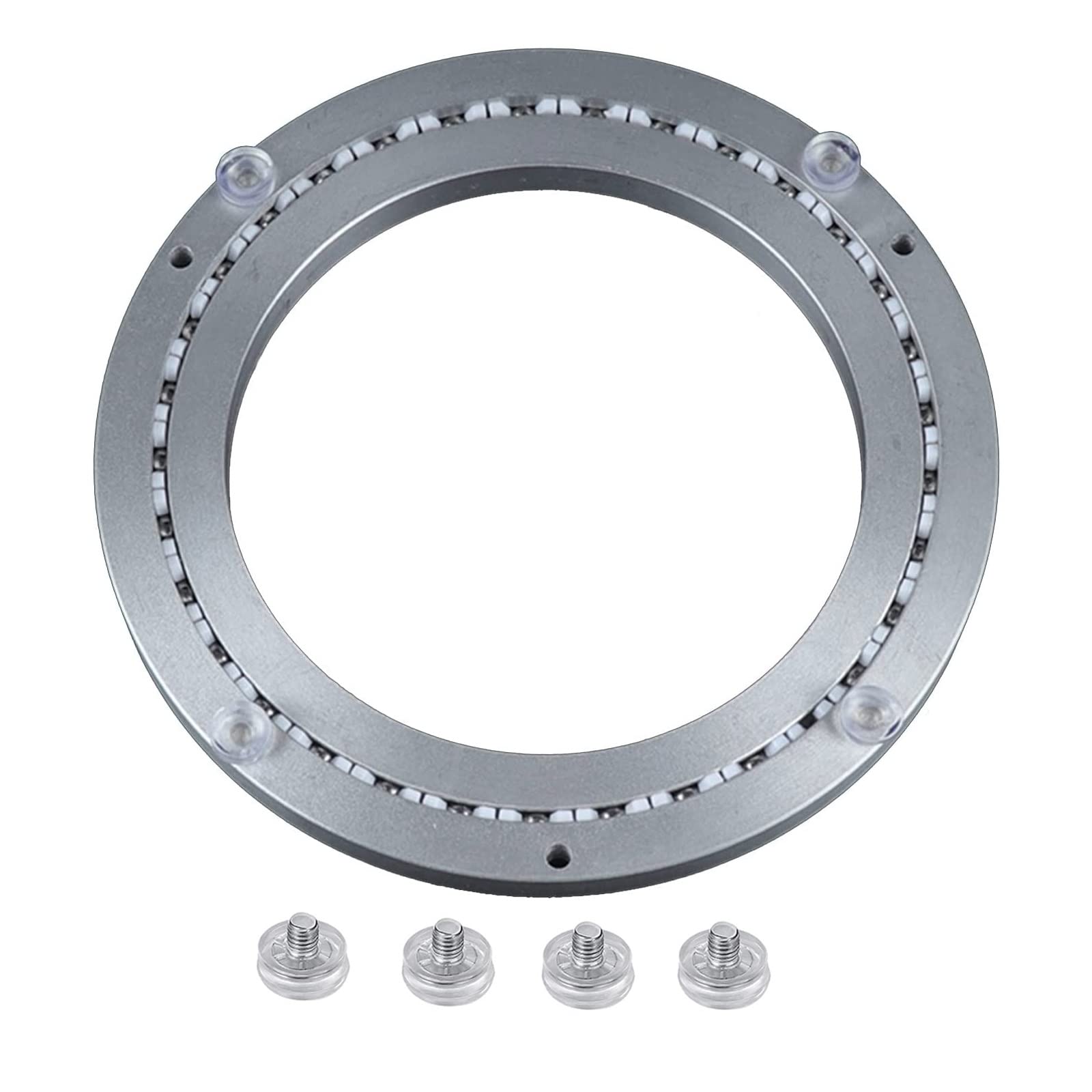 Drehteller-Basislager, Drehteller-Drehsockel, 360° drehbare Schwenkplatten-Hardware for Küchen-Esstisch, Ø 12 Zoll 16 Zoll 20 Zoll 24 Zoll 32 Zoll Basislager (Größe: 16 Zoll (400 mm))(12 inches (300mm von BWUHDKS