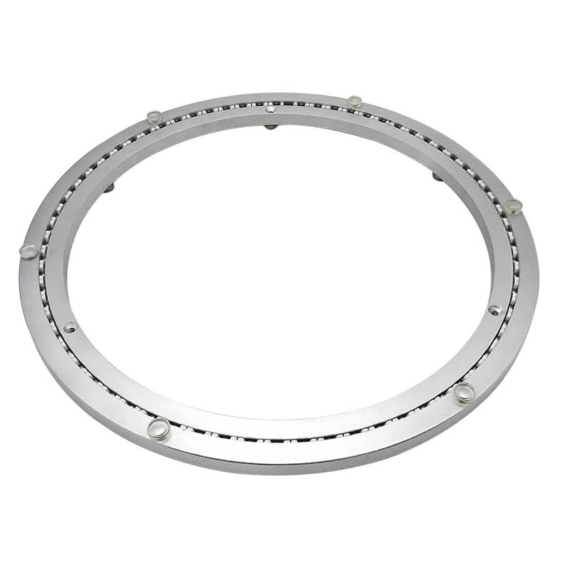 Drehteller-Basislager, Drehteller-Hardware-Kugellager 30 40 60 80 cm, mit PE-Schalldämpferstreifen, 360 ° drehbares großes TV-Display-Drehteller-Basislager, for runde Esstischpartys im Freien(14 inche von BWUHDKS