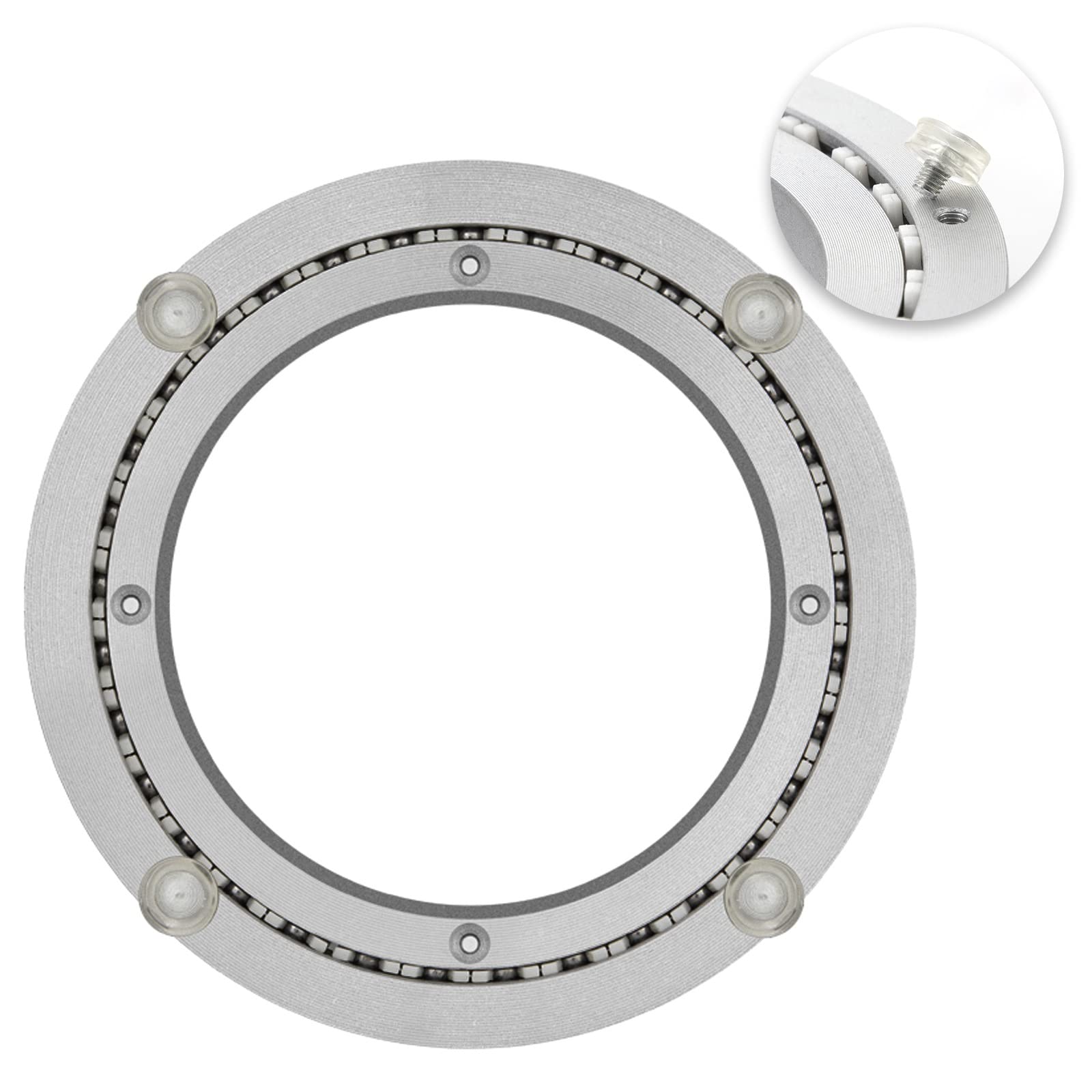 Drehteller-Basislager, Drehtellerlager for runde Tischbasis in der Küche und im Esszimmer, 360-Grad-Drehplatte, Ø 12 Zoll, 20 Zoll, 24 Zoll, 32 Zoll, Hochleistungs-Tischlager aus Aluminiumlegierung (G Drehteller-Basislager, Drehtellerlager for runde Tischbasis in der Küche und im Esszimmer, 360-Grad-Drehplatte, Ø 12 Zoll, 20 Zoll, 24 Zoll, 32 Zoll, Hochleistungs-Tischlager aus Aluminiumlegierung (G von BWUHDKS