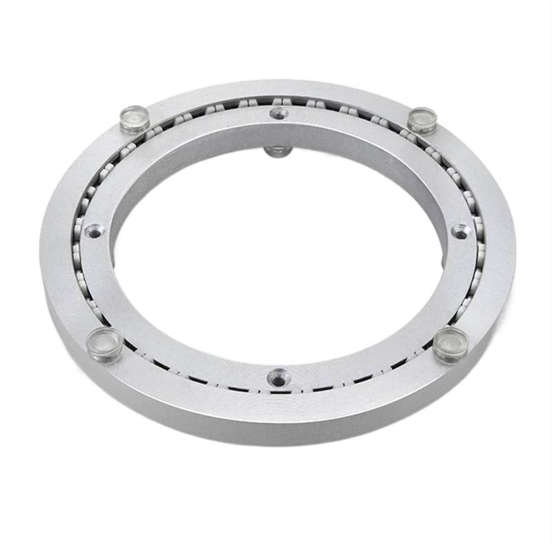 Drehteller-Basislager, Hochleistungs-Drehteller aus Aluminiumlegierung, 360° drehbar, Tisch-Basislager, Drehteller, runder Esstisch, glatte Schwenkplatte for Tischservier-Messedisplays(18 inches (450m von BWUHDKS