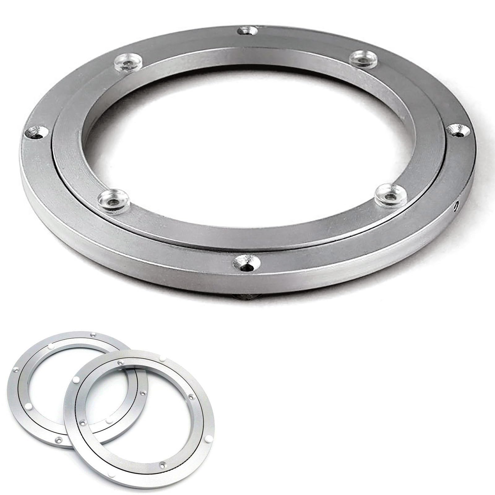 Drehteller-Basislager, Revolution Dining 300 400 500 600 mm Hochleistungs-Kugellager – Drehtellerringe aus Metall, drehbarer großer Küchen-Drehteller-Basisständer(12 inches (300mm)) von BWUHDKS