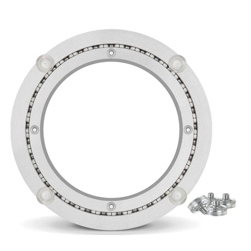 Drehteller-Basislager, Tisch - 360 Grad drehbare Schwenkplatte, Hochleistungs-Kugellager, schwere Lasten, for Kaleidoskop-Tischplatten zur Bedienung von Messedisplays (Größe: 8 Zoll (200 mm))(10 inche von BWUHDKS