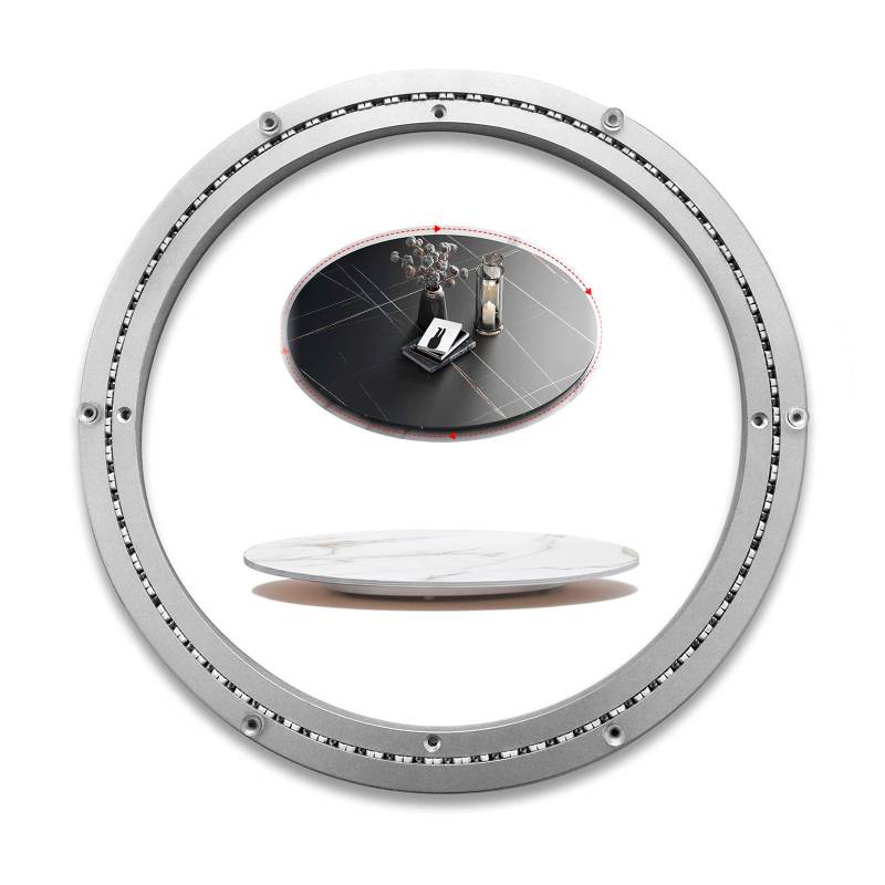Drehteller-Basislager, glatte, um 360 Grad drehbare Schwenkplatte, Aluminiumlegierung (Größe: 10 Zoll (250 mm))(14 inches (350mm)) von BWUHDKS