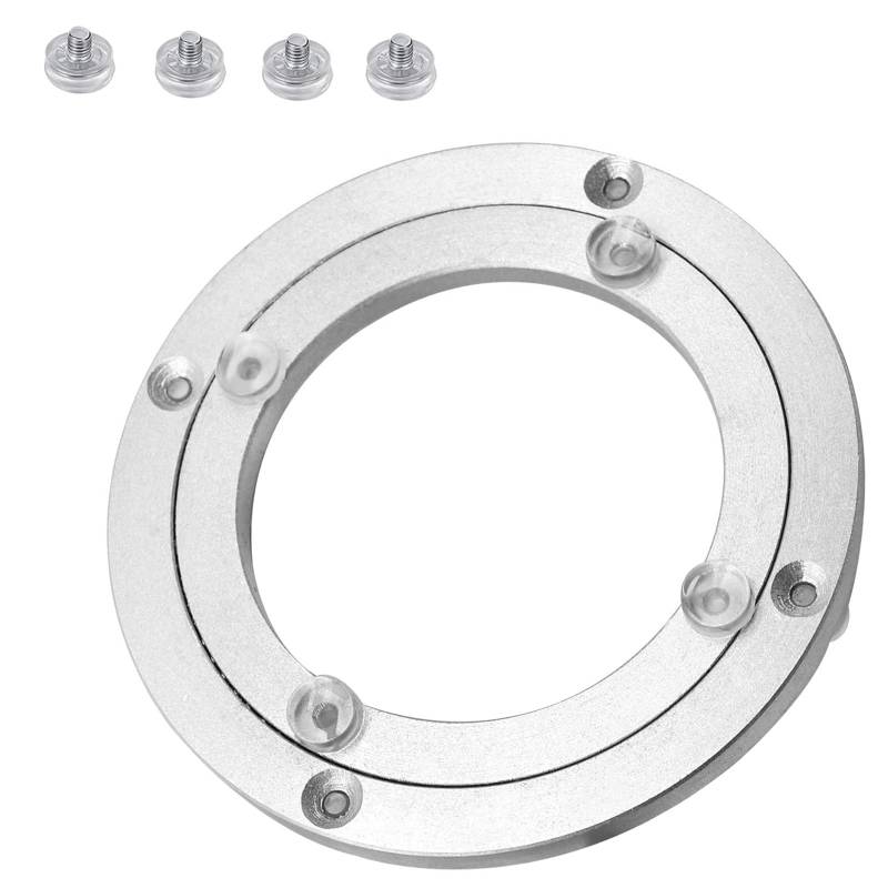 Drehteller-Basislager, manuell schwenkbar, verstellbarer Esstisch, robuste Drehteller-Hardware, Kugellager, 300 400 500 600 mm, 360°-Drehung, großer TV-Bildschirm, Esszimmer-Drehteller(14 inches (350m von BWUHDKS