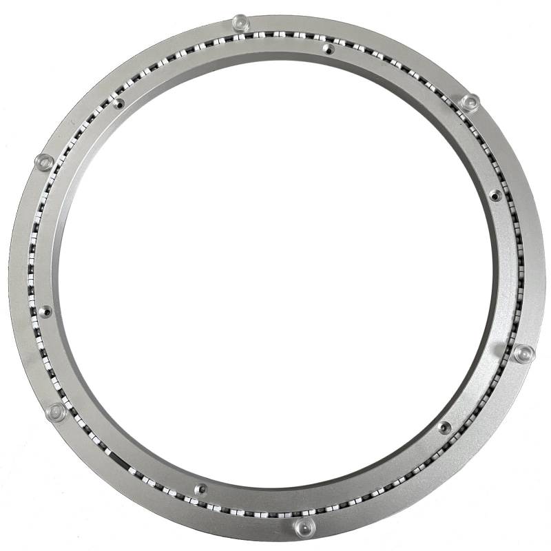 Drehteller-Basislager, robuster manueller Tischdrehteller for Esszimmer, 200 300 400 500 mm, drehbare Drehtellerringe aus Metall, große Drehteller-Basisplatte for die Küche, 360° drehbar(18 inches (45 von BWUHDKS