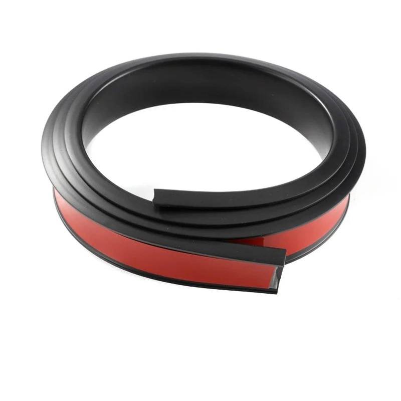 Auto Türdichtung 1,5 M Auto Kotflügel Universal Gummi Anti-kollision Trim Dichtung Streifen Bogen Schutz Kotflügel 38mm 45mm 55mm Window Weatherstrip(Black 38mm) von BWVMVB