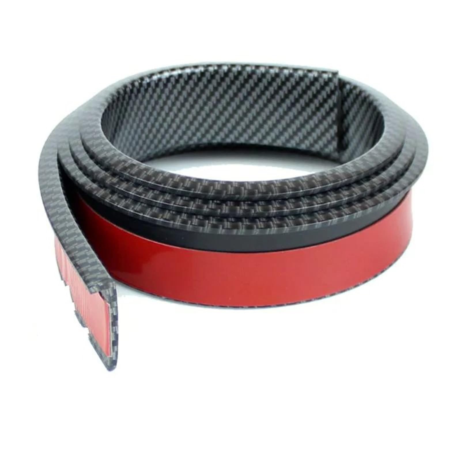 Auto Türdichtung 1,5 M Auto Kotflügel Universal Gummi Anti-kollision Trim Dichtung Streifen Bogen Schutz Kotflügel 38mm 45mm 55mm Window Weatherstrip(Carbon Fiber 45mm) von BWVMVB