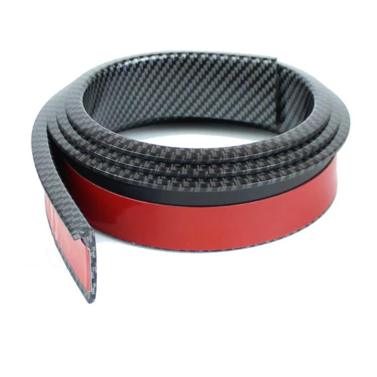 Auto Türdichtung 1,5 M Auto Kotflügel Universal Gummi Anti-kollision Trim Dichtung Streifen Bogen Schutz Kotflügel 38mm 45mm 55mm Window Weatherstrip(Carbon Fiber 55mm) von BWVMVB