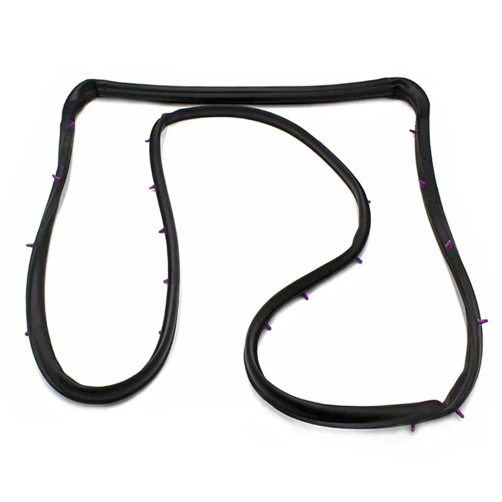 Auto Türdichtung 1 Stück Tür Gummi Dichtung Für Nissan D22 Für Pickup Tür Schutz Gummi Dichtung Dichtungs Abdichtung Mit Clip Window Weatherstrip(Rear Left) von BWVMVB