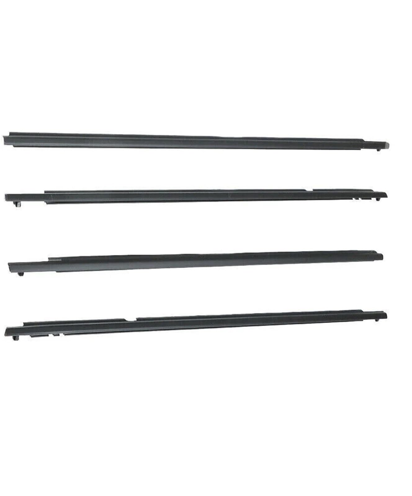 Auto Türdichtung Auto Äußere Windows Gummi Dichtungs wasserdichte Streifen Abdichtung Gürtel Moulding Trim Für Toyota Für Corolla 2009 2010 2011 2012 Window Weatherstrip(Schwarz) von BWVMVB
